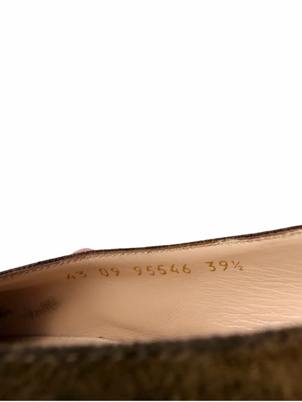 Gianvito Rossi Robbie 05 Slingback Flats Size IT 39.5 Brown Suede Quiet Luxury